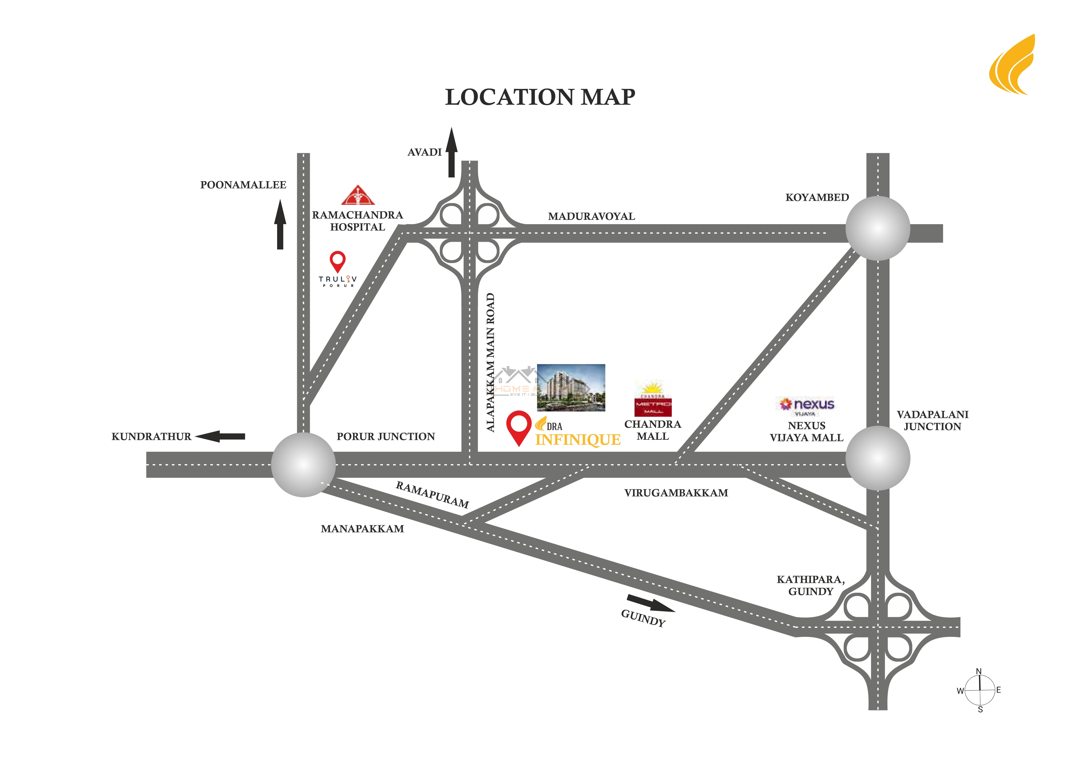 DRA Infinique Location Map